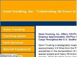 Sites similar to gemitrucking.com