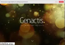 Sites similar to genactis.com