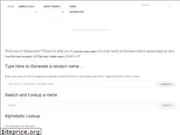 Sites similar to genametor.com