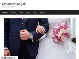 Sites similar to genaudeinding.de