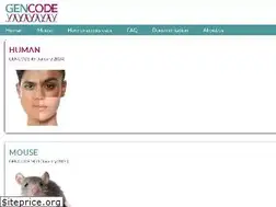 Sites similar to gencodegenes.org