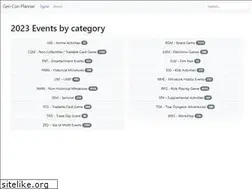 Sites similar to genconplanner.com