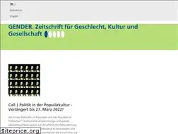 Sites similar to gender-zeitschrift.de