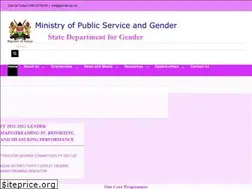 Sites similar to gender.go.ke