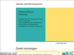Sites similar to genderingermandevelopment.net