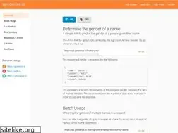 Sites similar to genderize.io