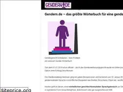 Sites similar to gendern.de