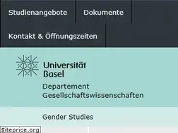 Sites similar to genderstudies.unibas.ch