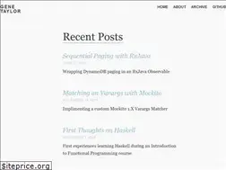 Sites similar to gene-t-taylor.com