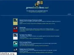 Sites similar to geneaknowhow.net
