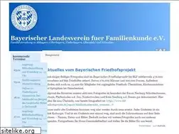 Sites similar to genealogie-bayern.de