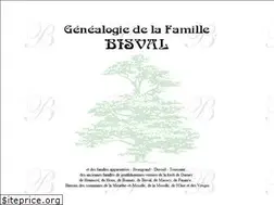 Sites similar to genealogie-bisval.net