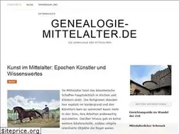 Sites similar to genealogie-mittelalter.de