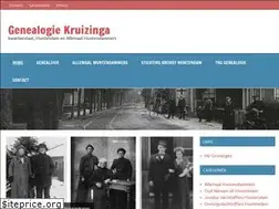 Sites similar to genealogiekruizinga.nl