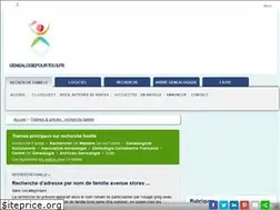 Sites similar to genealogiepourtous.fr