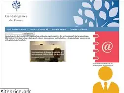 Sites similar to genealogistes-france.org