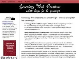 Sites similar to genealogy-web-creations.com