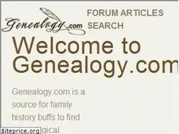 Sites similar to genealogy.com
