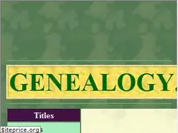 Sites similar to genealogy.euweb.cz