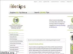Sites similar to genealogy.lifetips.com