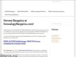 Sites similar to genealogybargains.com
