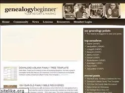 Sites similar to genealogybeginner.com