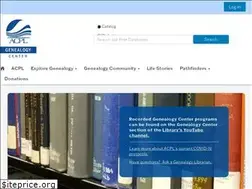 Sites similar to genealogycenter.org
