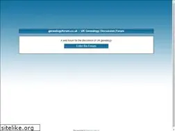 Sites similar to genealogyforum.co.uk