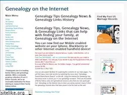 Sites similar to genealogyontheinternet.com