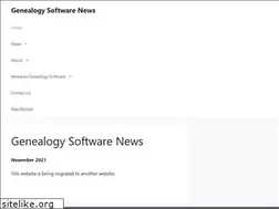 Sites similar to genealogysoftwarenews.com