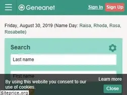 Sites similar to geneanet.fr