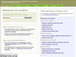 Sites similar to geneaservice.com