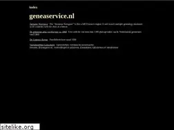 Sites similar to geneaservice.nl