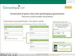 Sites similar to geneatique.net