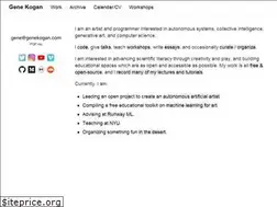 Sites similar to genekogan.com
