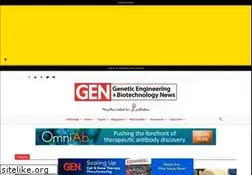 Sites similar to genengnews.com