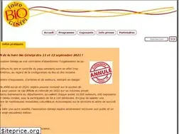 Sites similar to genepi-foire-bio.com