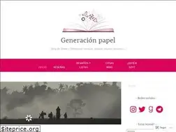 Sites similar to generacionpapel.wordpress.com