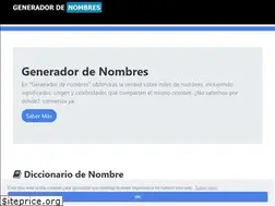 Sites similar to generadordenombres.com