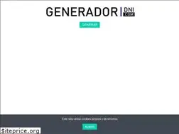 Sites similar to generadordni.com