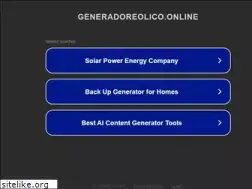 Sites similar to generadoreolico.online