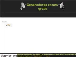 Sites similar to generadorescccam.info
