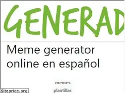 Sites similar to generadormemes.com