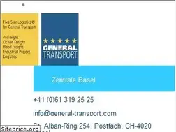Sites similar to general-transport.com