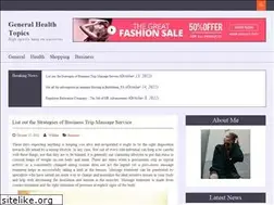 Sites similar to generalhealthtopics.com