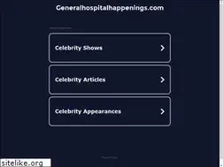 Sites similar to generalhospitalhappenings.com