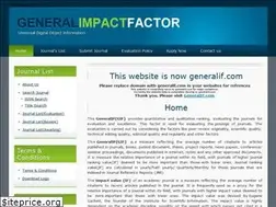 Sites similar to generalimpactfactor.com
