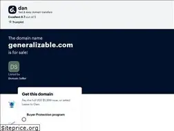 Sites similar to generalizable.com