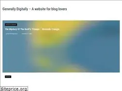 Sites similar to generallydigitally.com