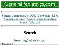 Sites similar to generalpediatrics.com